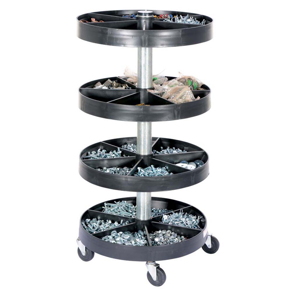 Vestil PBIN-19 Portable Parts Bin 200 LB 19.5 x 19.5