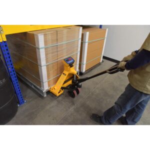 Vestil PM-2748-SCL-LP-E Pallet Truck with Scale Low Profile Economy 5000# 27 x 48