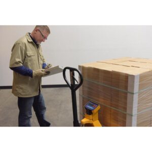 Vestil PM-2748-SCL-LP-E Pallet Truck with Scale Low Profile Economy 5000# 27 x 48