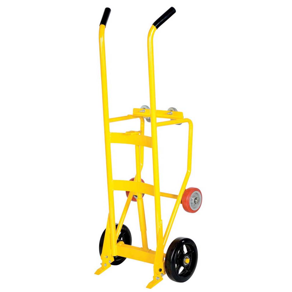 Vestil RDBT-MR Drum Truck Cradle with Mold-On-Rubber Wheel