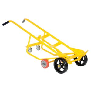 Vestil RDBT-MR Drum Truck Cradle with Mold-On-Rubber Wheel