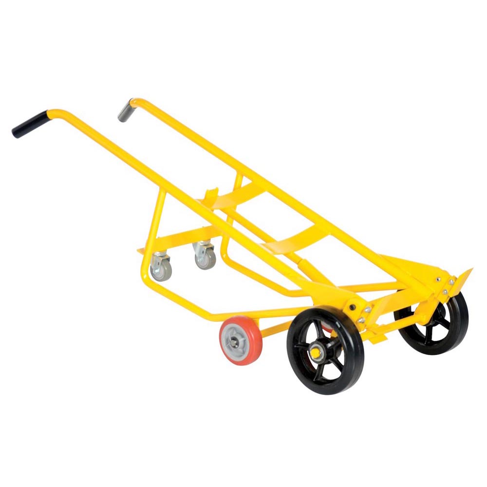 Vestil RDBT-MR Drum Truck Cradle with Mold-On-Rubber Wheel