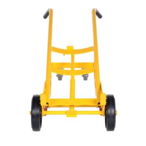 Vestil RDBT-MR Drum Truck Cradle with Mold-On-Rubber Wheel