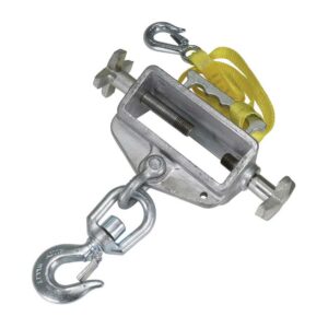 Vestil S-FORK-4/6-SL Hoisting Hook Single Fork Swivel Latch