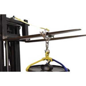 Vestil S-FORK-4/6-SL Hoisting Hook Single Fork Swivel Latch
