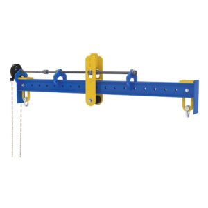 Vestil Adjustable Spreader Beam Upper Bail Adjustable Chain Driven