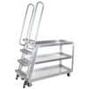 Vestil SPA-HD-2252-6MR Hi-Duty Stock Picker Truck Rubber/Steel