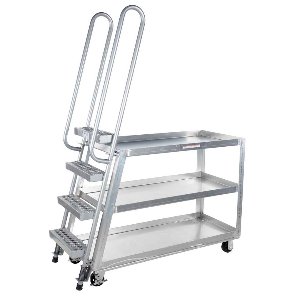Vestil SPA-HD-2252-6MR Hi-Duty Stock Picker Truck Rubber/Steel