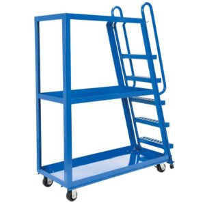 Vestil SPS-HF-2252 High Frame Cart 21.5 x 50.75 Mold-On-Rubber