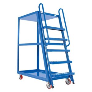 Vestil SPS-HF-2852-5PU High Frame Cart 27.5 x 51 Poly-On-Steel