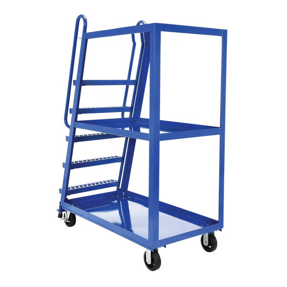 Vestil SPS-HF-2852-6MR High Frame Cart 27.5 x 51 Rubber-On-Steel