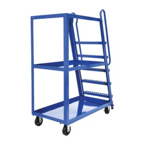 Vestil SPS-HF-2852-6MR High Frame Cart 27.5 x 51 Rubber-On-Steel