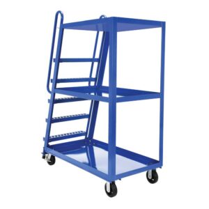 Vestil SPS-HF-2852-6MR High Frame Cart 27.5 x 51 Rubber-On-Steel