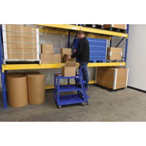 Vestil Stock Picker 3 Shelf Mold/Rubber