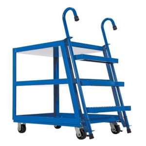 Vestil Stock Picker 3 Shelf Rubber/Steel