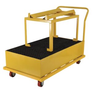 Vestil SRBC-HR-YL Yellow Spill Pallet-Horizontal 1.2K 30 x 52 x 60