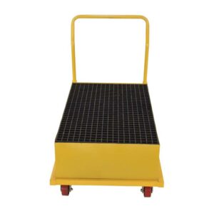 Vestil SRBC-YL-2 Yellow Spill Pallet-Vertical 1.2K 54 x 34 x 40
