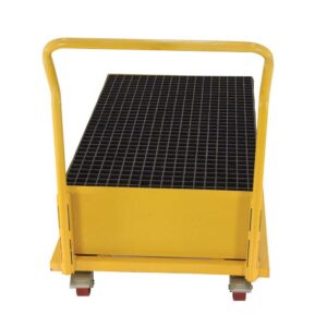 Vestil SRBC-YL-2 Yellow Spill Pallet-Vertical 1.2K 54 x 34 x 40