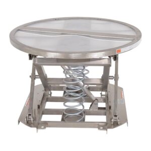 Vestil SST-45-PSS Spring Scissor Table Partial Stainless Steel 4,500