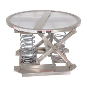 Vestil SST-45-PSS Spring Scissor Table Partial Stainless Steel 4,500