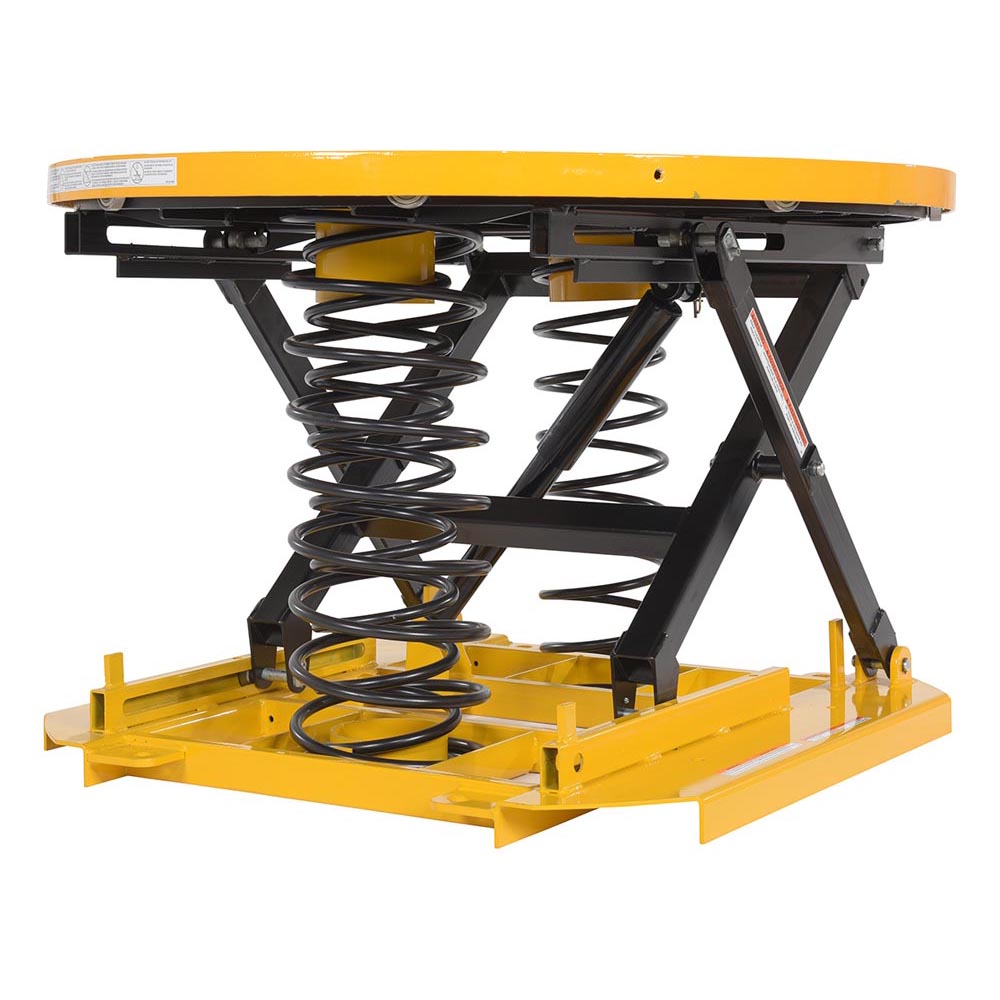 Vestil SST-45-ST Spring Scissor Table Solid Steel Top 4,500