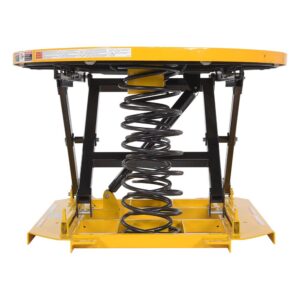 Vestil SST-45-ST Spring Scissor Table Solid Steel Top 4,500