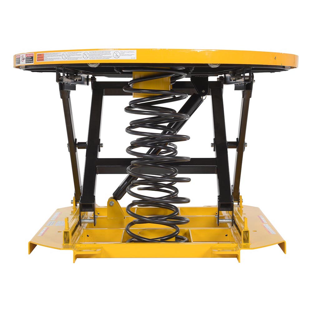 Vestil SST-45-ST Spring Scissor Table Solid Steel Top 4,500