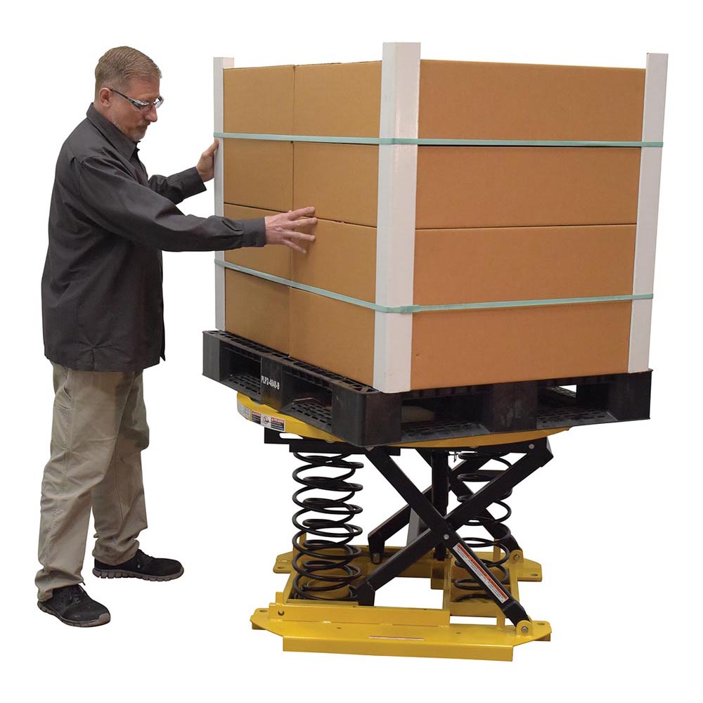 Vestil SST-45 Spring Scissor Table 4,500 LB Cap