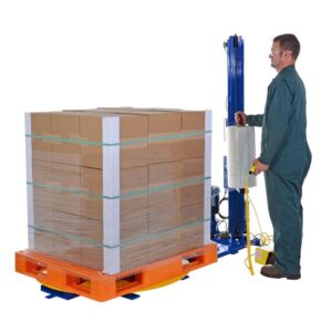 Vestil SWA-48-PMO Wrap Machine with Powered Mast 4000 LB