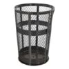 Vestil Trash Receptical Exp Metal Round 48 Gallon