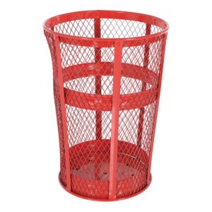 Vestil Trash Receptical Exp Metal Round 48 Gallon