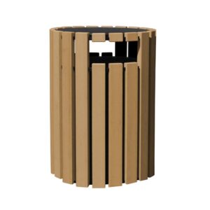 Vestil Trash Receptical Poly Rain Cap Round