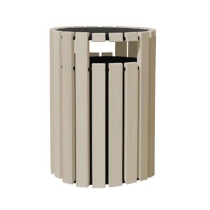 Vestil Trash Receptical Poly Rain Cap Round