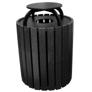 Vestil Trash Receptical Poly Rain Cap Round