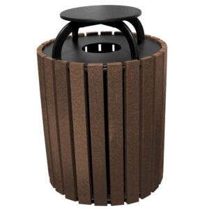 Vestil Trash Receptical Poly Rain Cap Round
