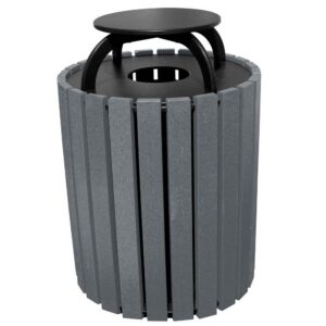 Vestil Trash Receptical Poly Rain Cap Round