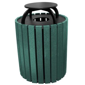 Vestil Trash Receptical Poly Rain Cap Round