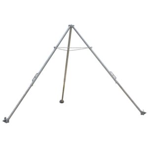 Vestil TRI-AA Aluminum Tripod Stand with Adjustable Height Legs