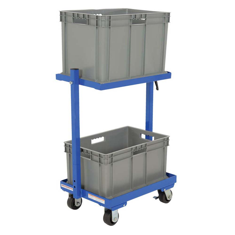 Vestil TSCT-2B Multi-Tier Cart 2 Shelf 2 Basket 200 LB
