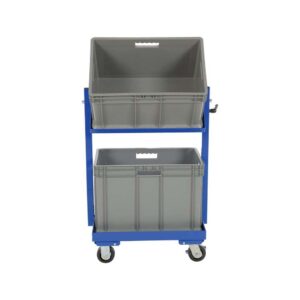 Vestil TSCT-2B Multi-Tier Cart 2 Shelf 2 Basket 200 LB