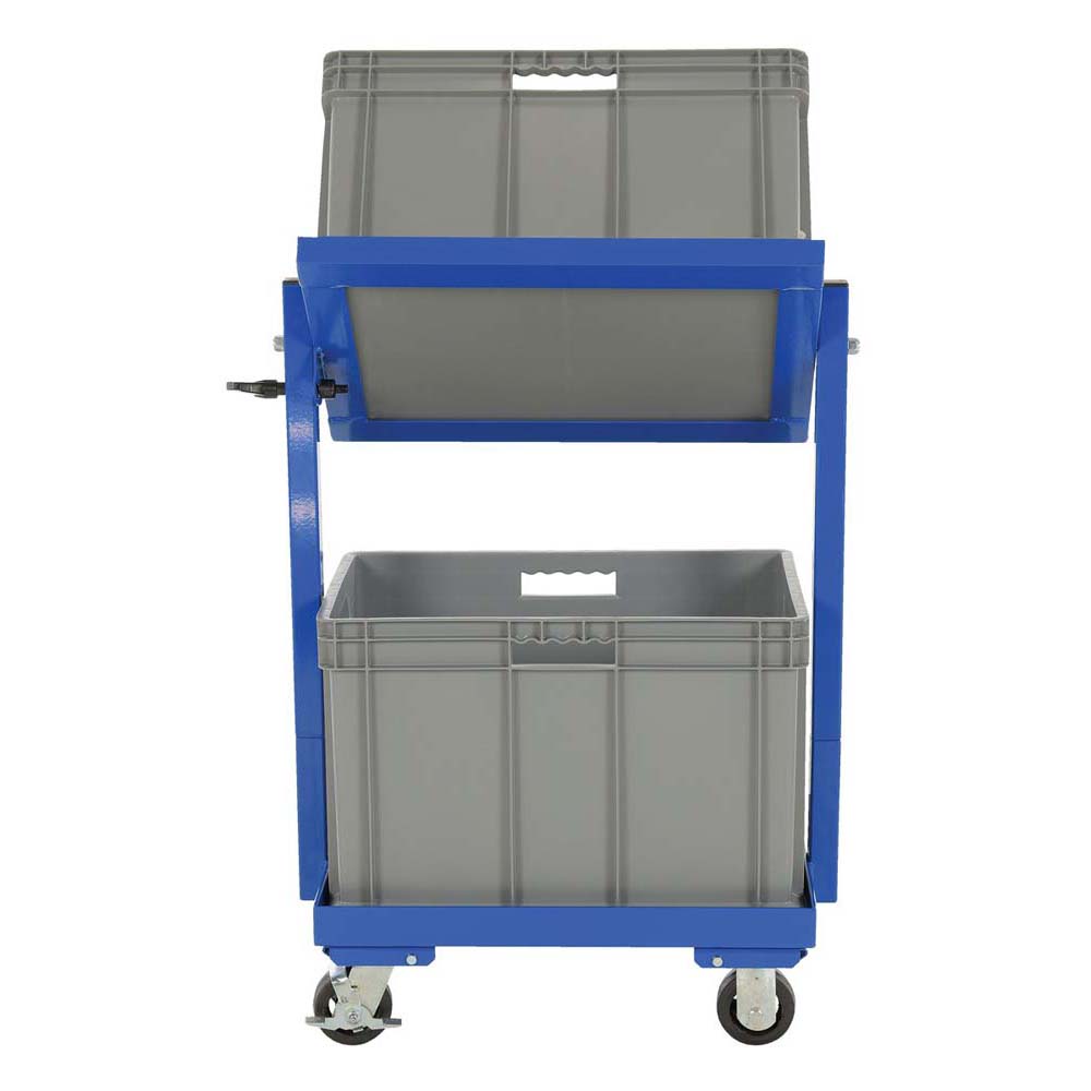 Vestil TSCT-2B Multi-Tier Cart 2 Shelf 2 Basket 200 LB