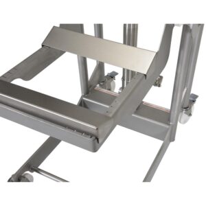 Vestil ULM-HRH-850 Stainless Steel Hydraulic Foot Pump Roll Handler