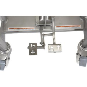 Vestil ULM-HRH-850 Stainless Steel Hydraulic Foot Pump Roll Handler