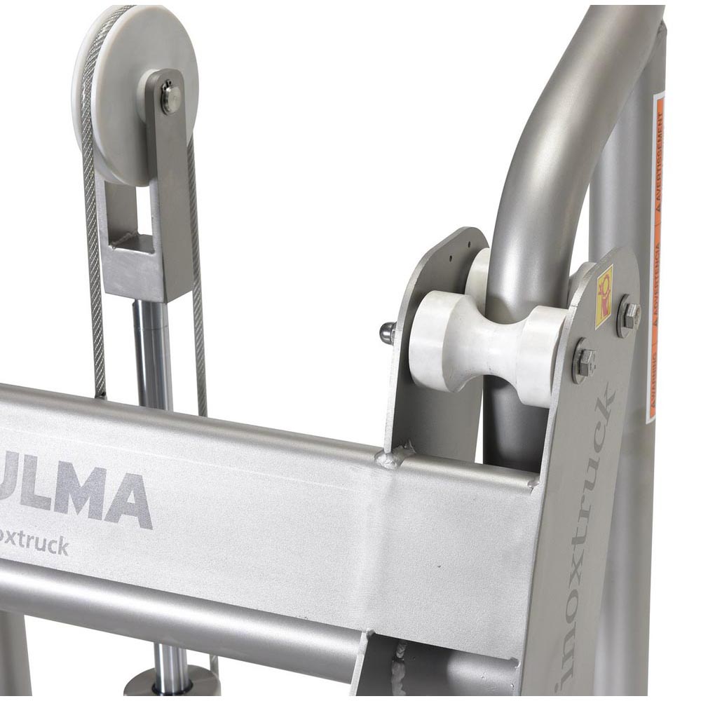 Vestil ULM-HRH-850 Stainless Steel Hydraulic Foot Pump Roll Handler