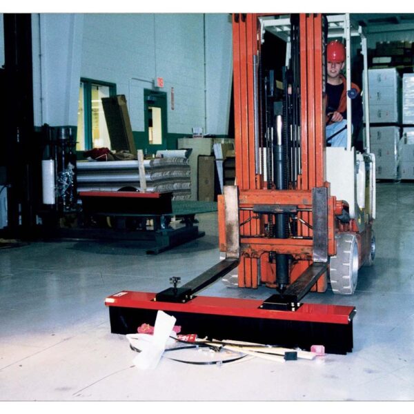 Vestil Fork Truck Mounted Sweeper with Brush