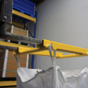 Vestil BBL-OC-4 Steel Bulk Bag Lifter Open Center - Yellow