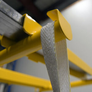 Vestil BBL-OC-4 Steel Bulk Bag Lifter Open Center - Yellow