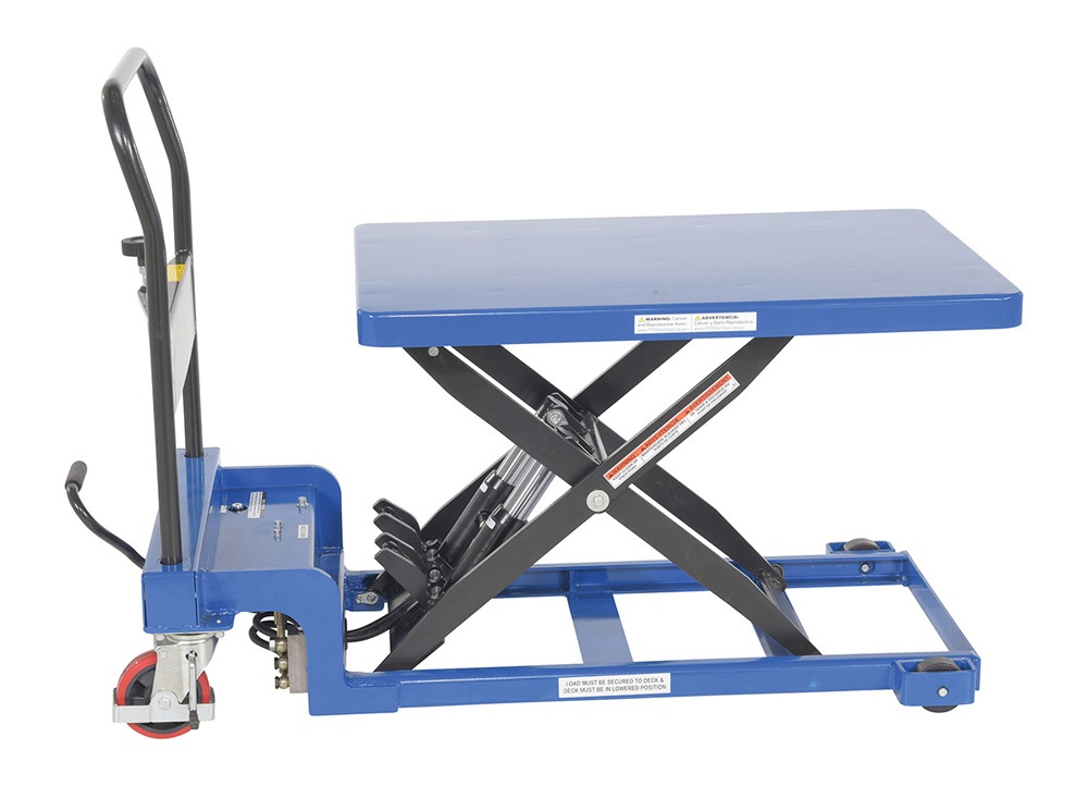 Vestil CART-900-LP-AS Steel Low Profile Scissor Carts with Auto Shift