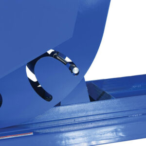Vestil Steel Heavy Duty No Bump & Dump Hopper - Blue