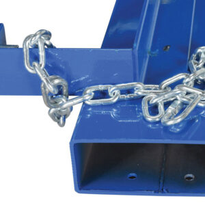 Vestil Steel Heavy Duty No Bump & Dump Hopper - Blue